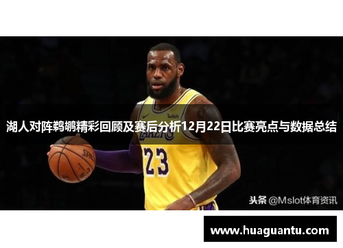 湖人对阵鹈鹕精彩回顾及赛后分析12月22日比赛亮点与数据总结